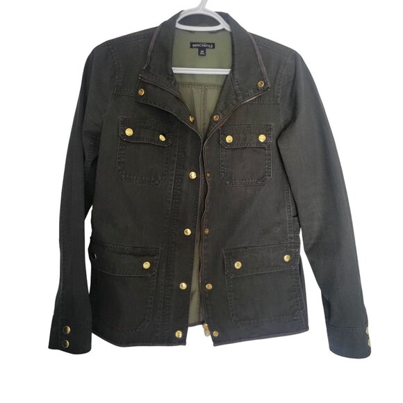 J. Crew / Mercantile Women's Utility Military Boyfriend Field Jacket XS - Picture 9 of 11